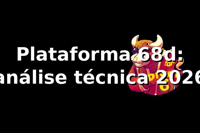 Plataforma 68d: análise técnica 2026 ⚙️ 1 Plataforma 68d: análise técnica 2026 ⚙️